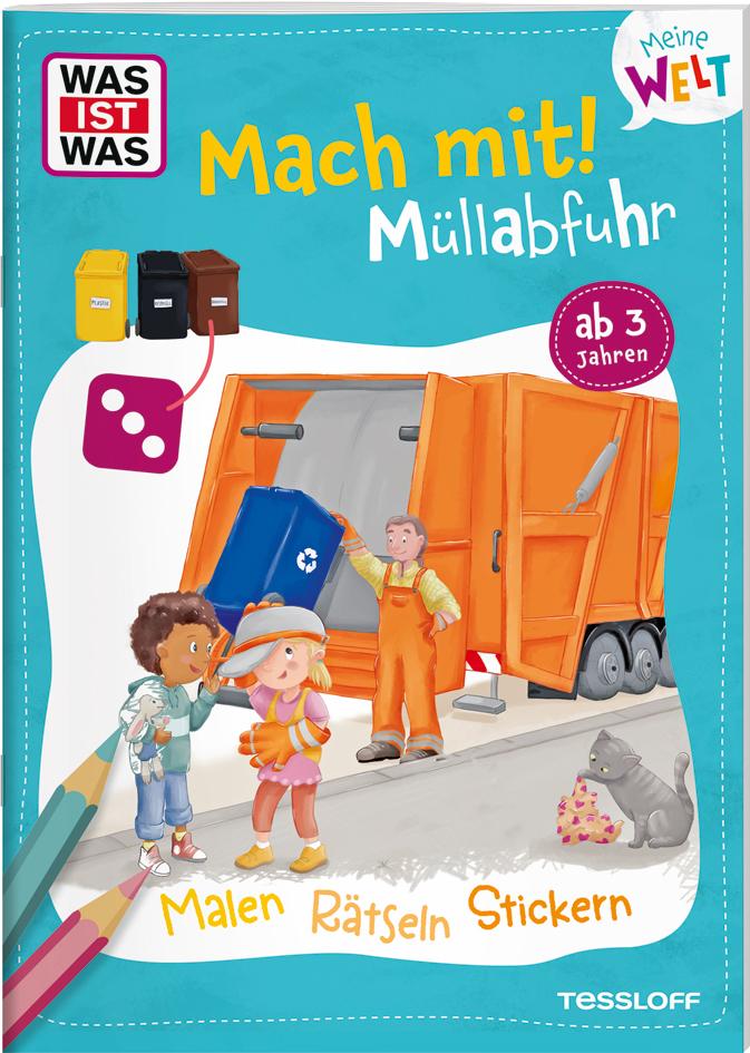 Vorderes Coverbild WAS IST WAS Meine Welt Mach mit! Müllabfuhr