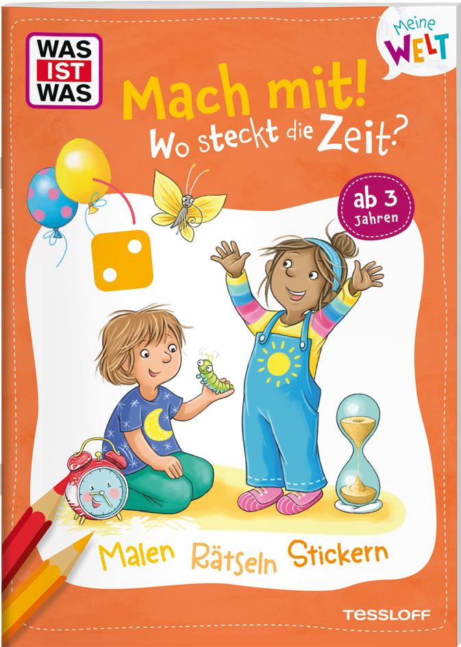 Vorderes Coverbild WAS IST WAS Meine Welt Mach mit! Wo steckt die Zeit?