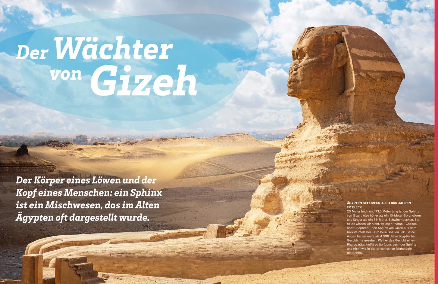 Beispielinhalt (Bild) WAS IST WAS Das alte Ägypten. Mumien, Gottheiten, Pyramiden