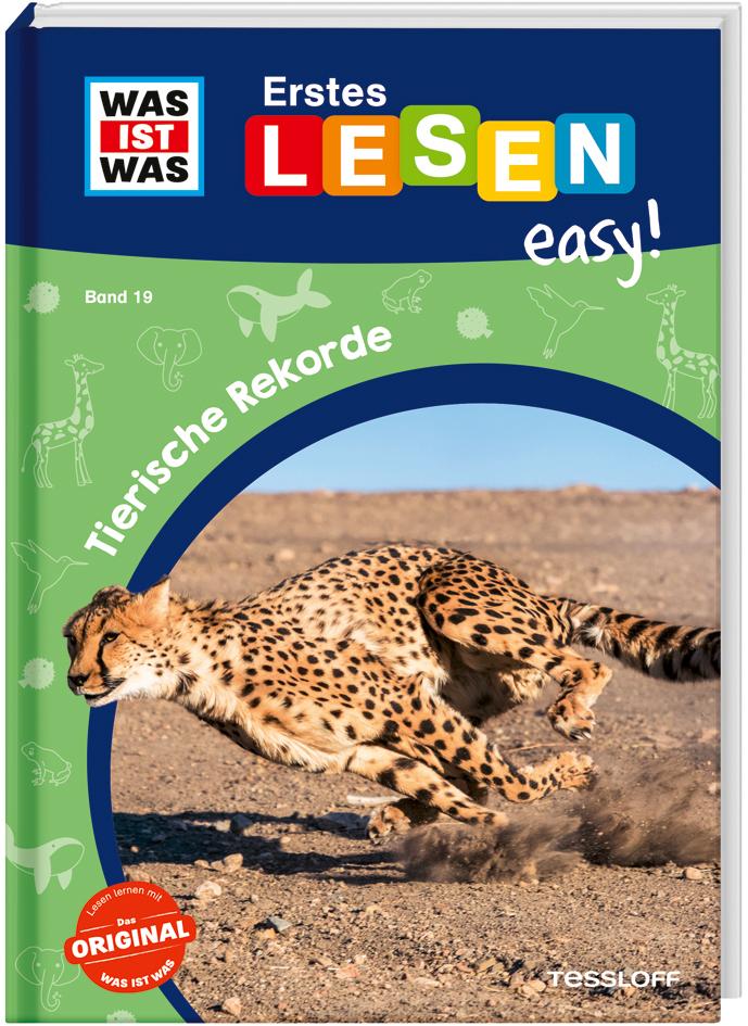 Vorderes Coverbild WAS IST WAS Erstes Lesen easy! Band 19. Tierische Rekorde