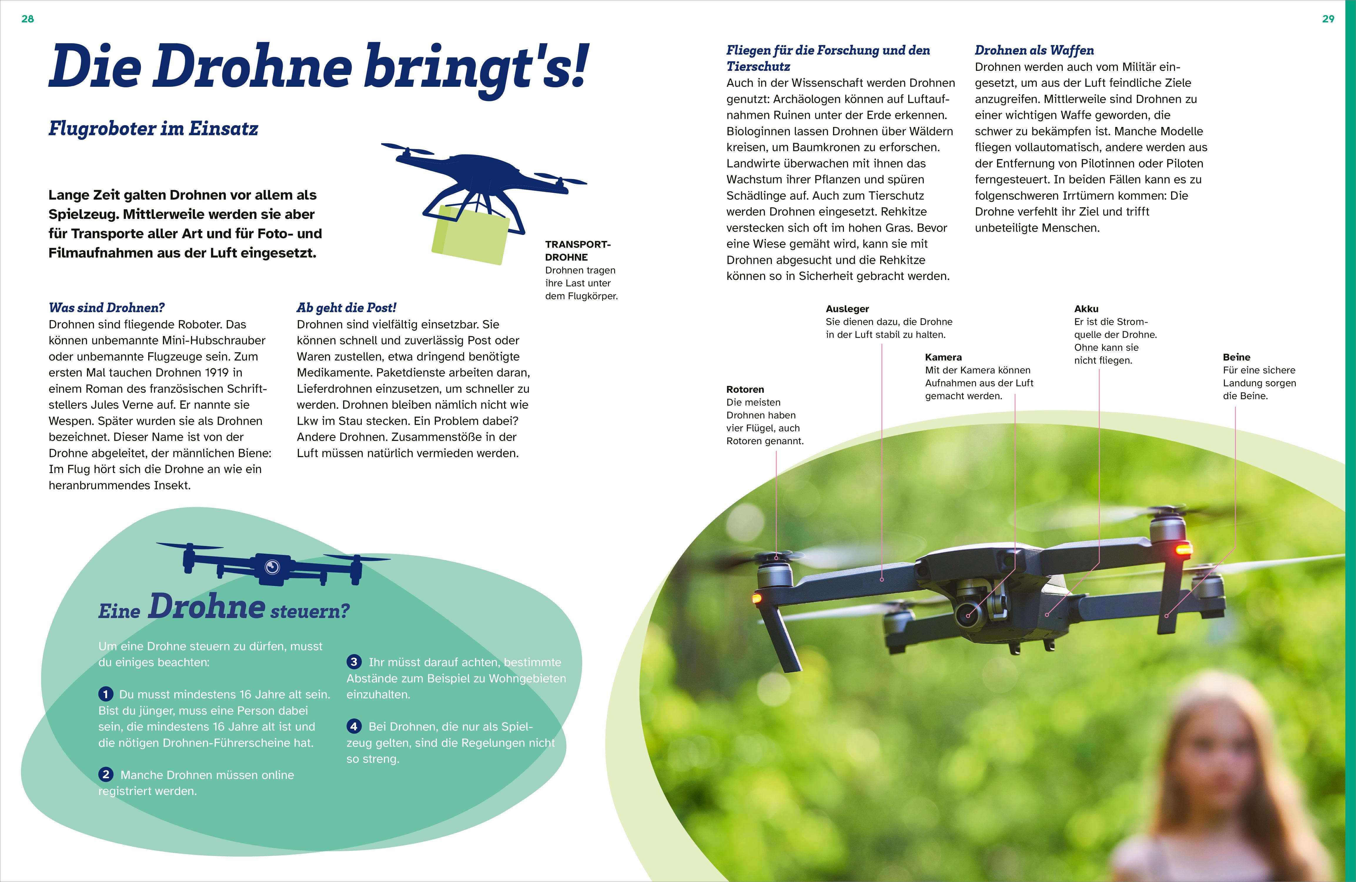 Beispielinhalt (Bild) WAS IST WAS Roboter. Helfer mit Superkräften