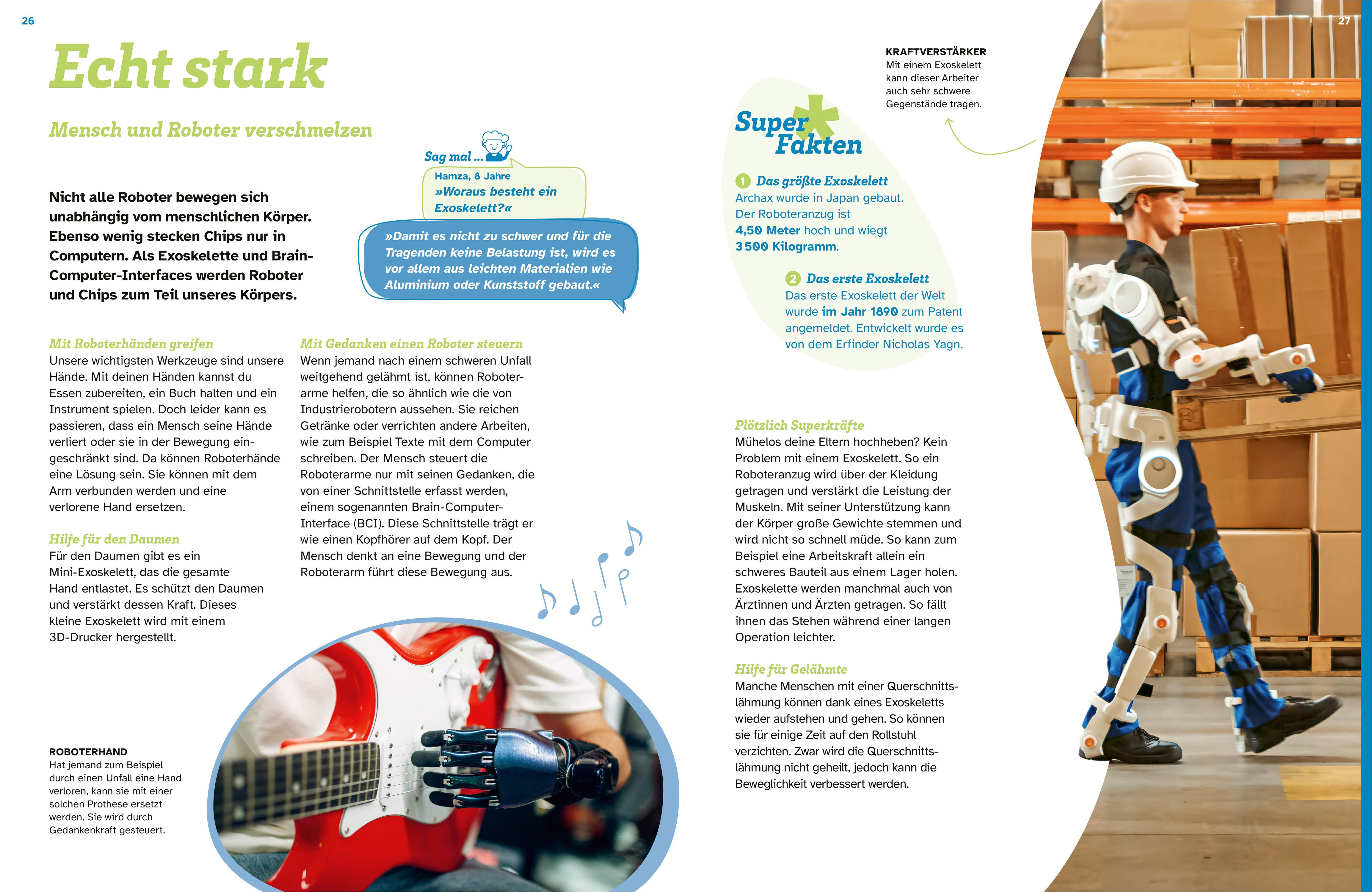 Beispielinhalt (Bild) WAS IST WAS Roboter. Helfer mit Superkräften