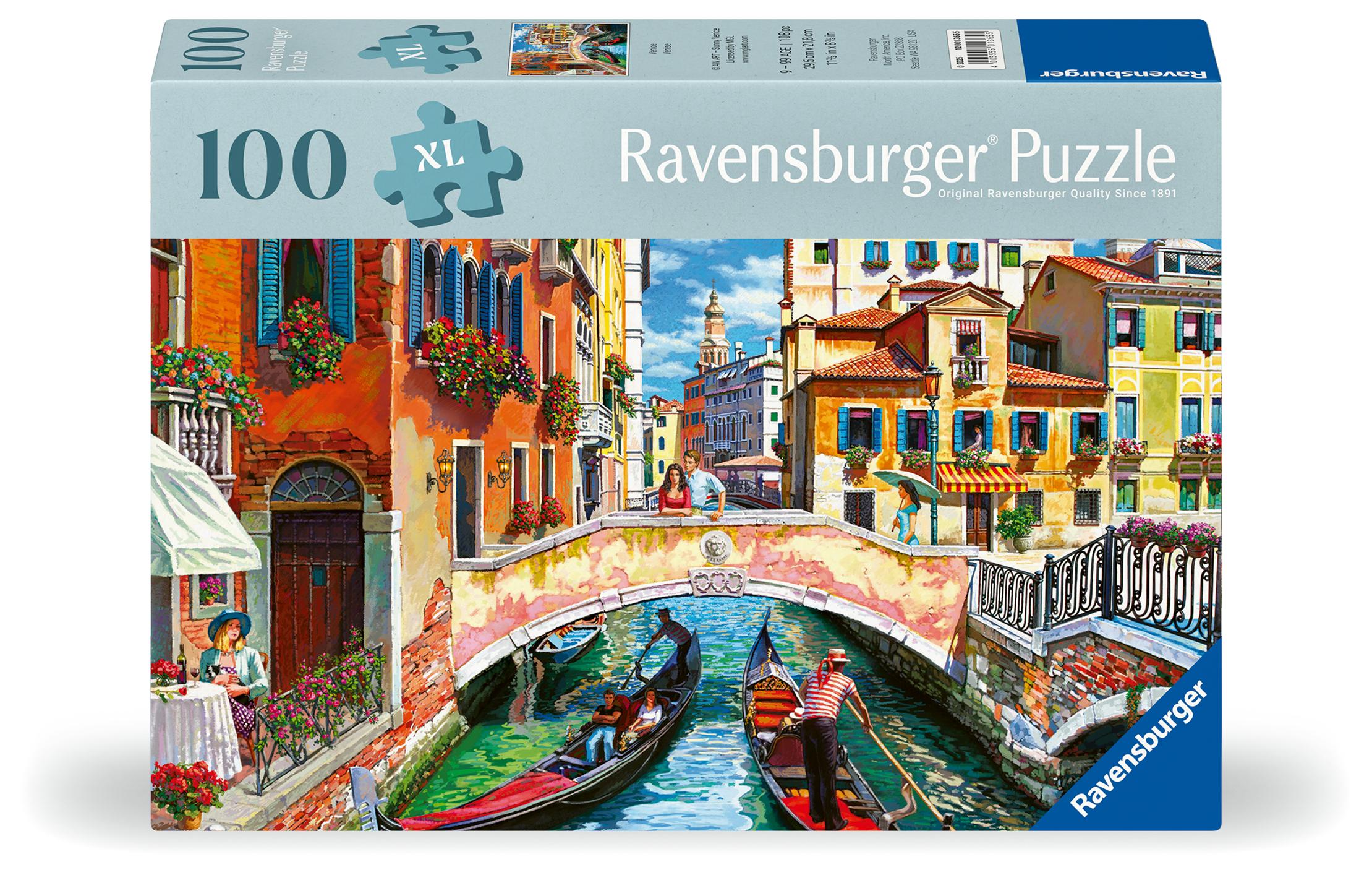 Vorderes Coverbild Feel Well & Puzzle - Venedig - Erwachsenenpuzzle mit 100 XL-Teilen und extra Bildvorlage