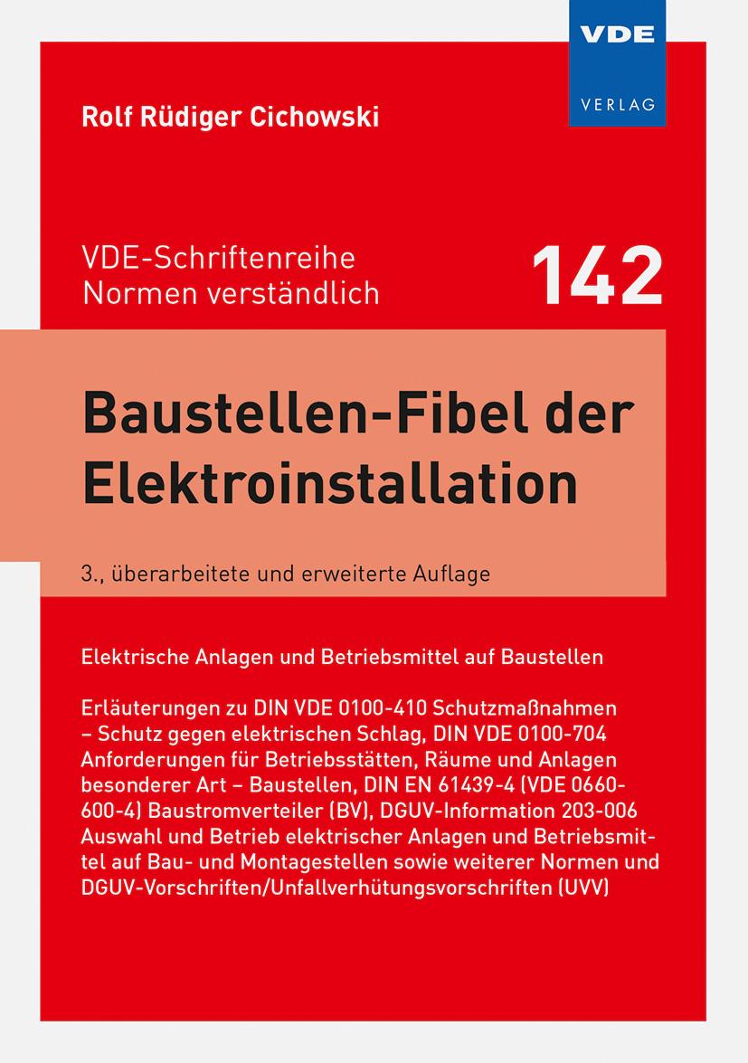 Beispielinhalt (Bild) Baustellen-Fibel der Elektroinstallation