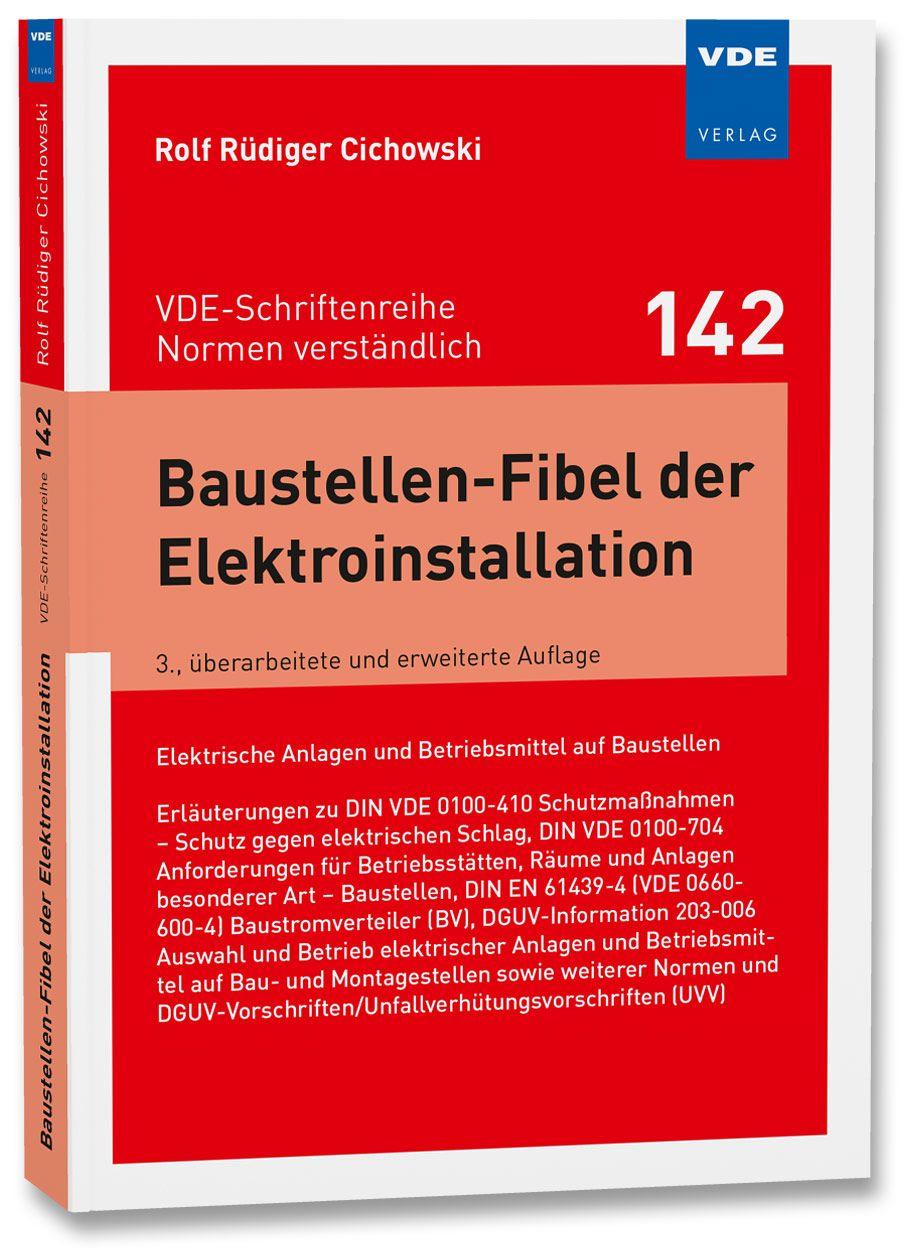 Vorderes Coverbild Baustellen-Fibel der Elektroinstallation