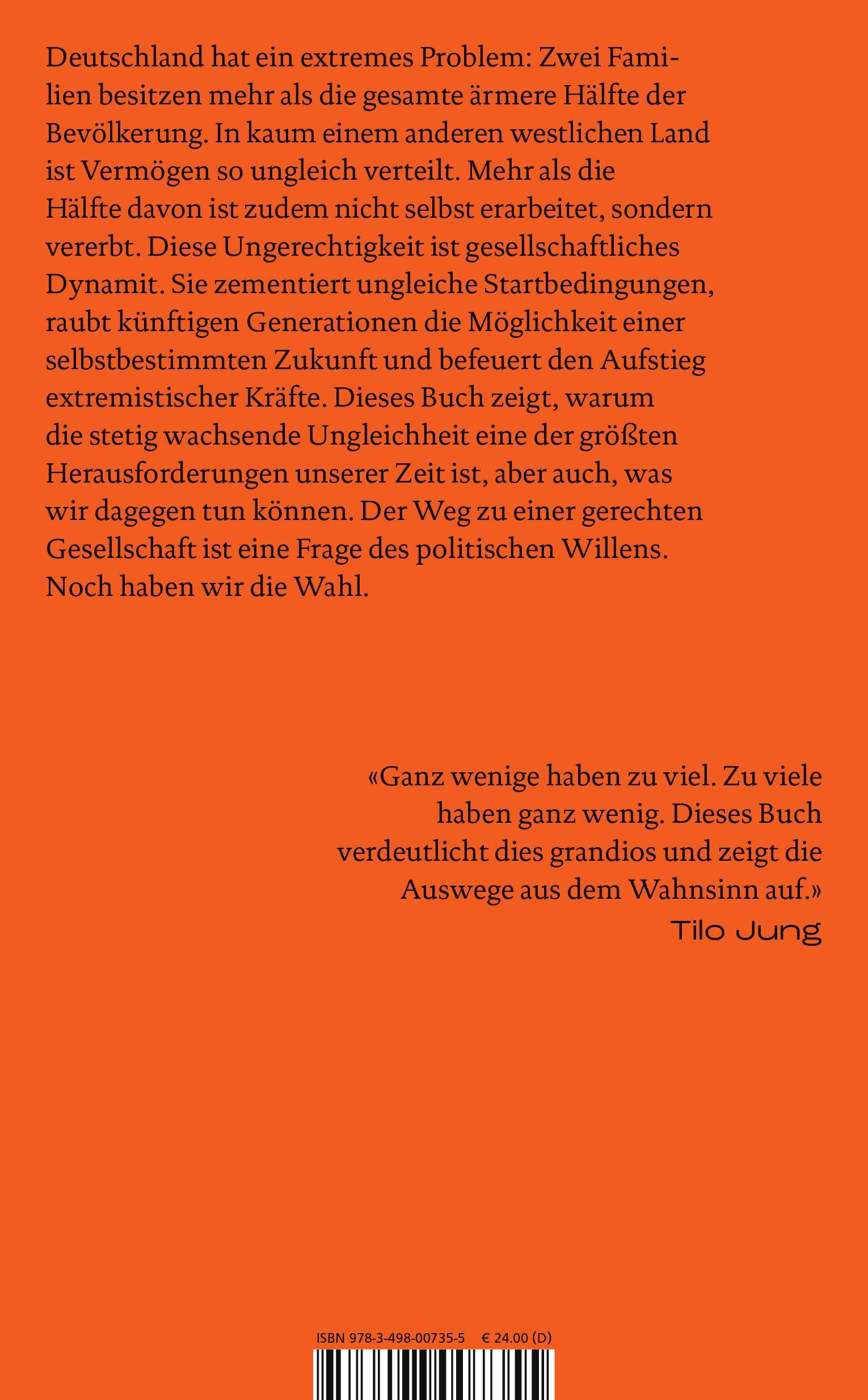 Rückseitencover Unverdiente Ungleichheit