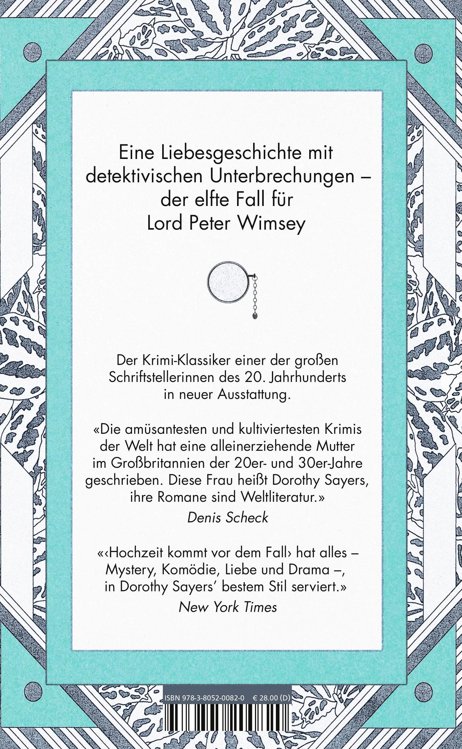 Rückseitencover Hochzeit kommt vor dem Fall