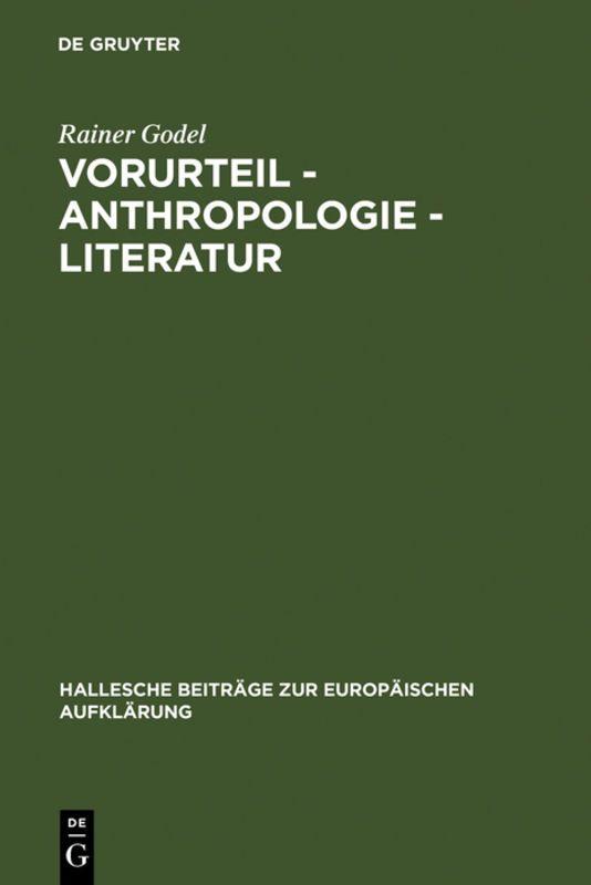 Vorderes Coverbild Vorurteil - Anthropologie - Literatur