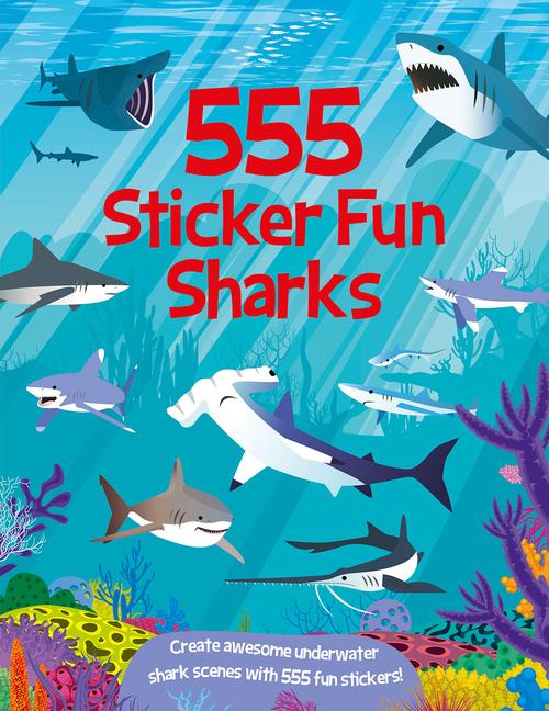 Vorderes Coverbild 555 Sticker Fun - Sharks