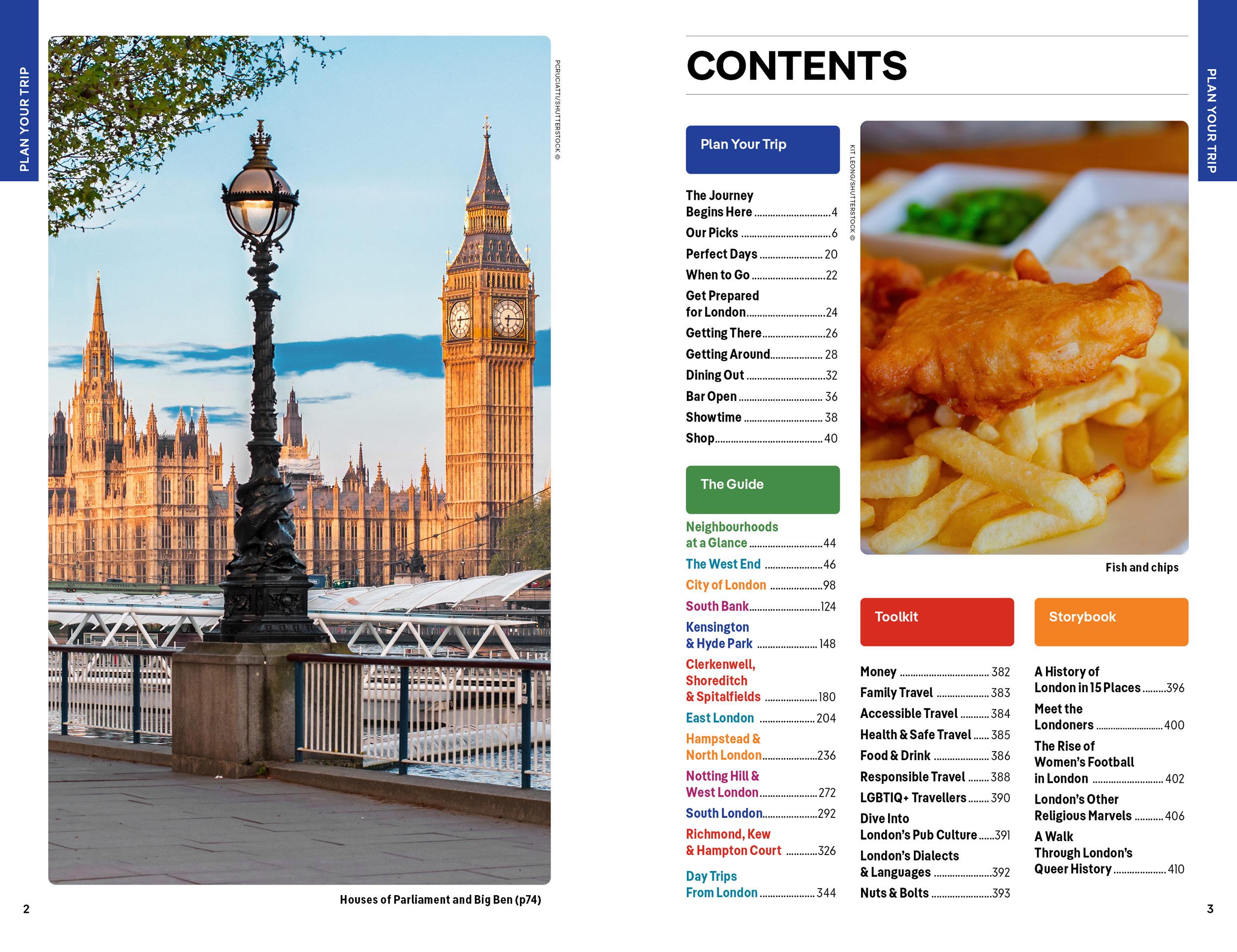 Beispielinhalt (Bild) Lonely Planet London