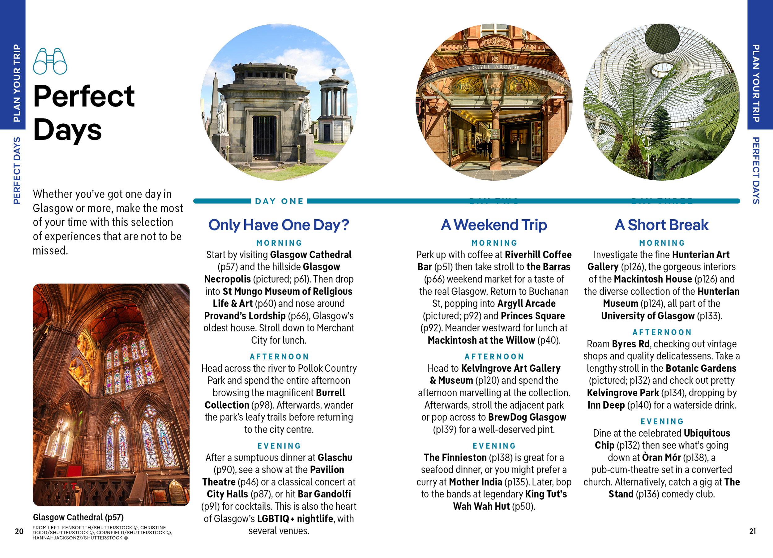 Beispielinhalt (Bild) Lonely Planet Pocket Glasgow