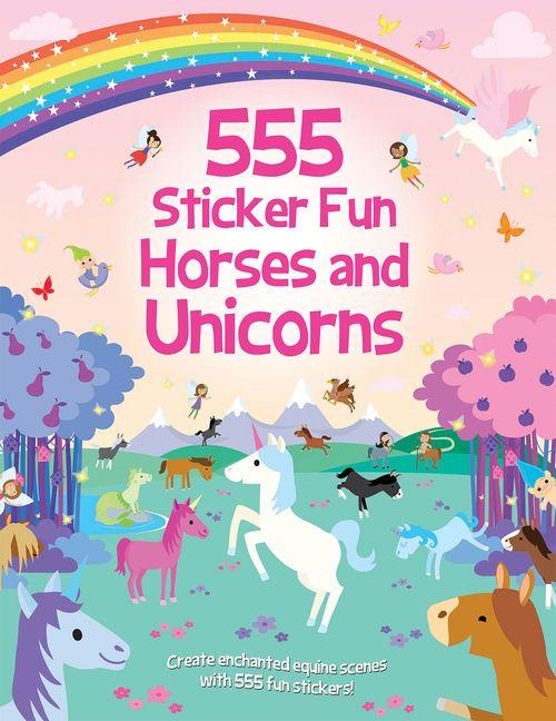 Vorderes Coverbild 555 Sticker Fun - Horses and Unicorns