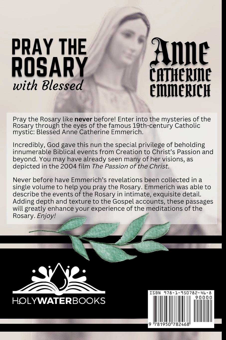 Rückseitencover Pray the Rosary with Blessed Anne Catherine Emmerich