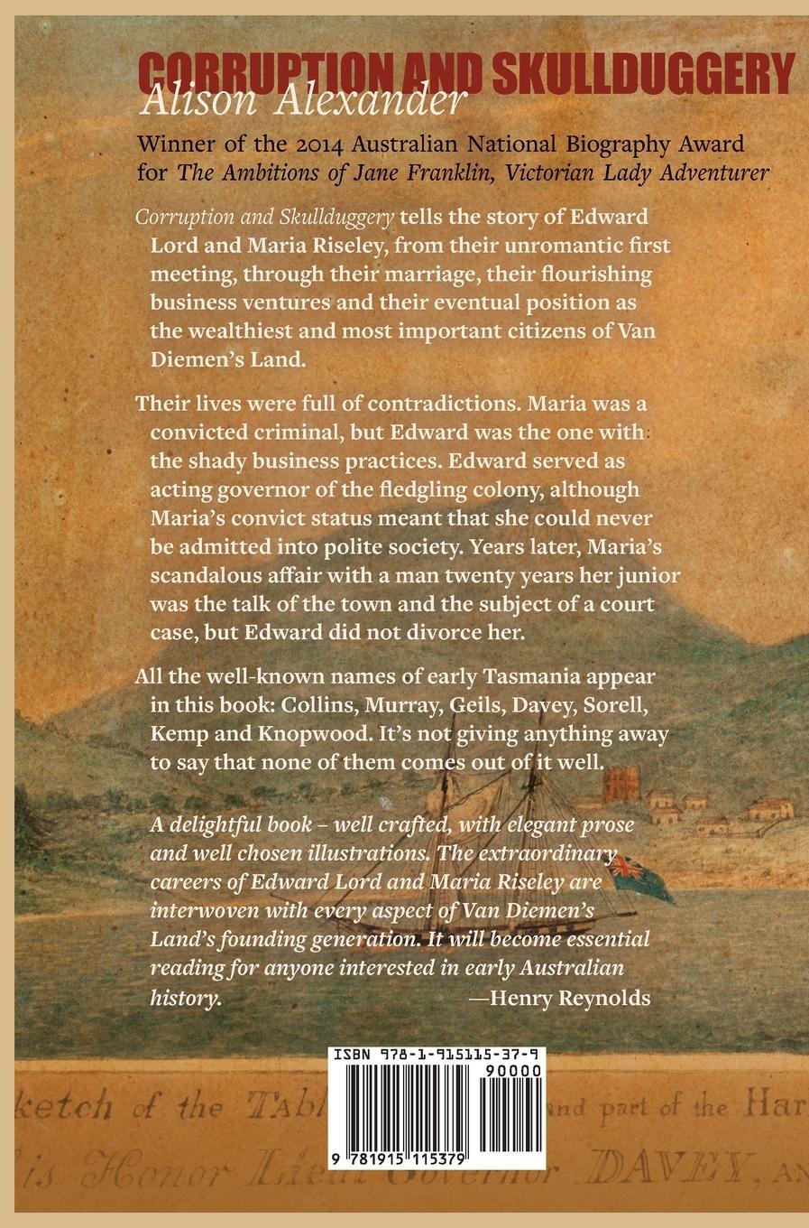 Rückseitencover Corruption and Skullduggery