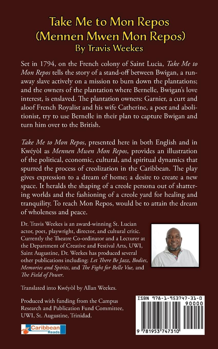 Rückseitencover Take Me to Mon Repos