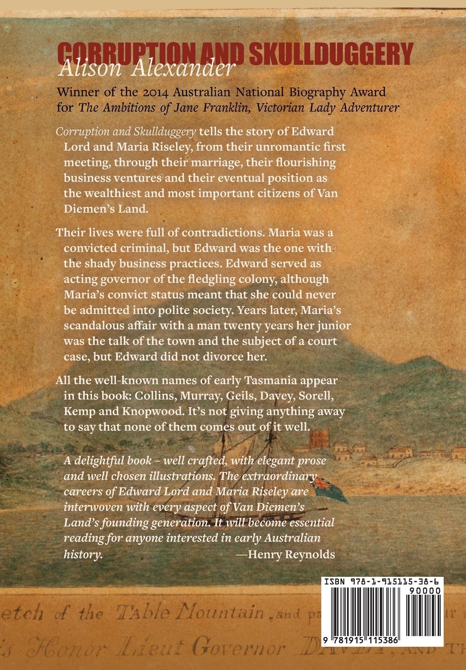 Rückseitencover Corruption and Skullduggery