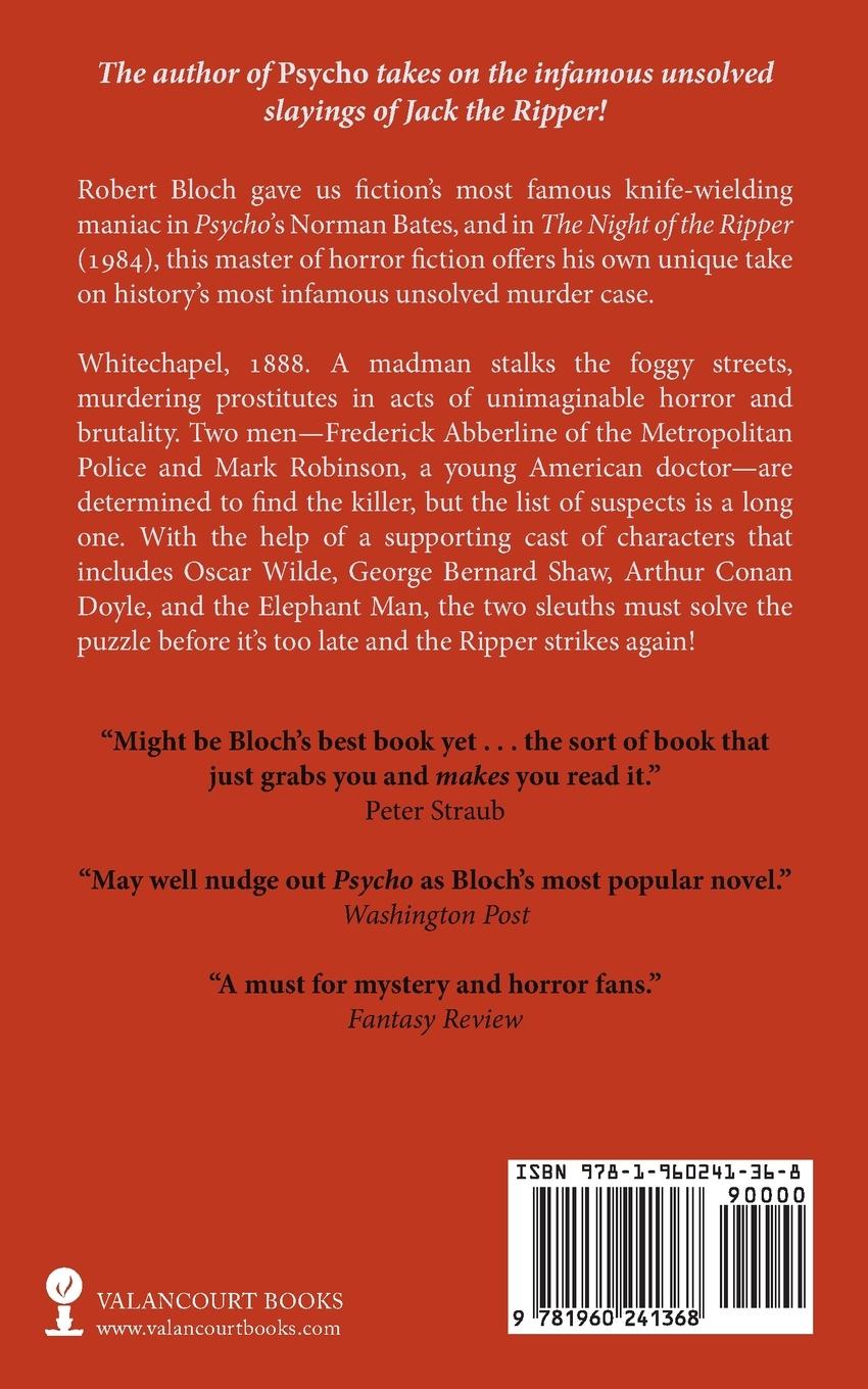 Rückseitencover The Night of the Ripper