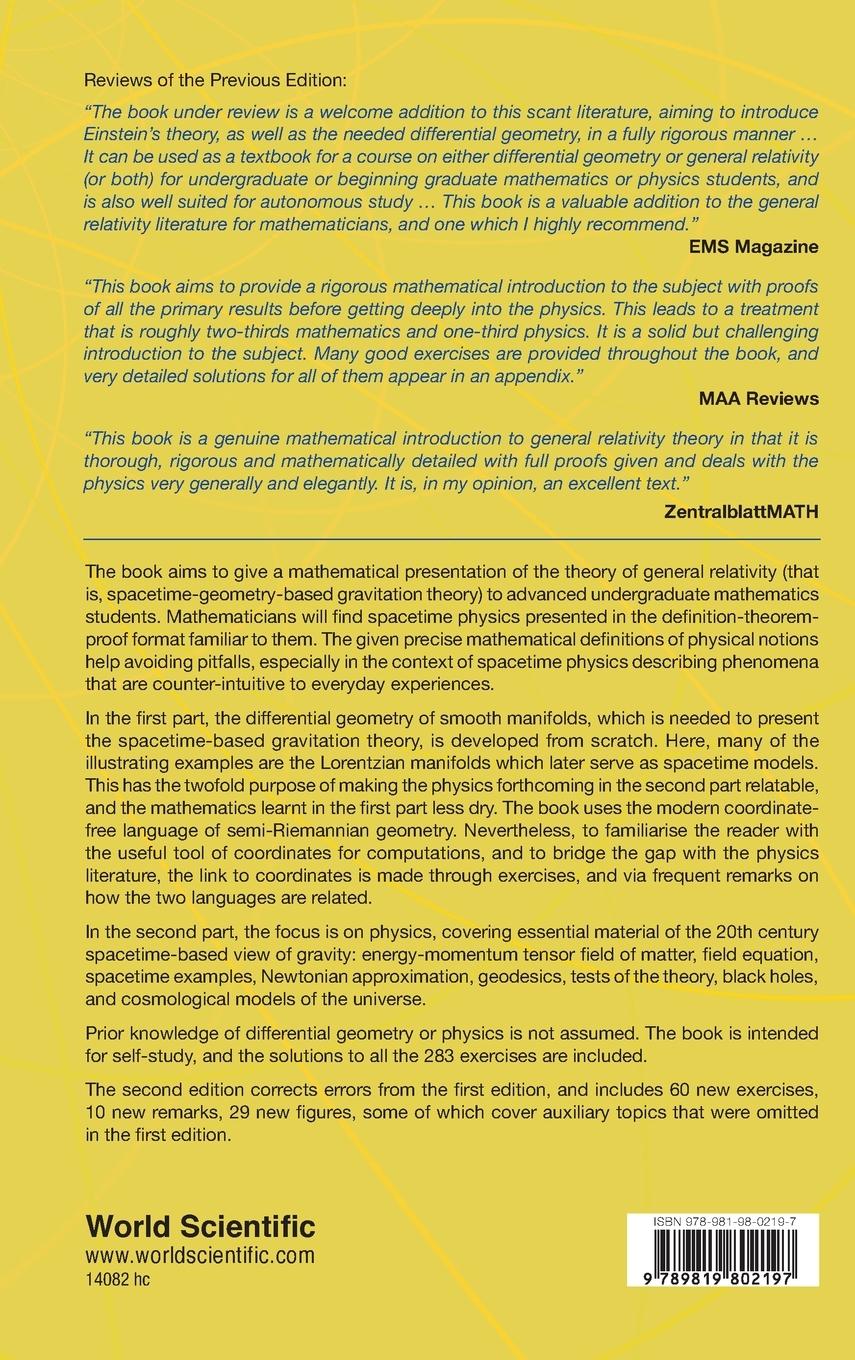 Rückseitencover MATH INTRO GEN RELATIV (2ND ED)