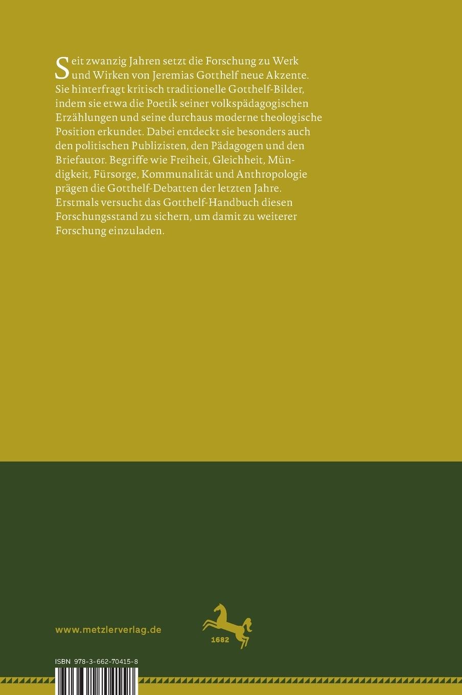 Rückseitencover Gotthelf-Handbuch