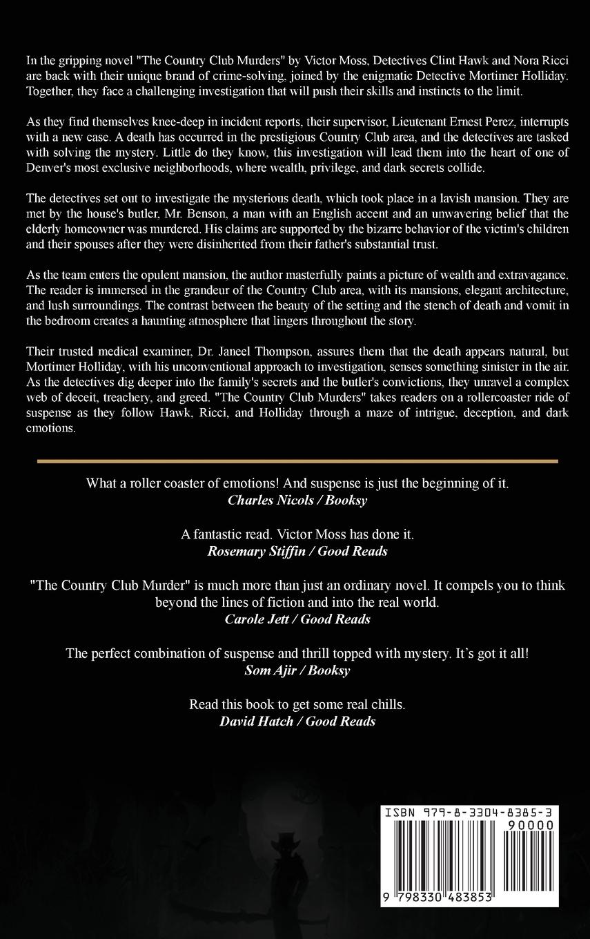 Rückseitencover Country Club Murders