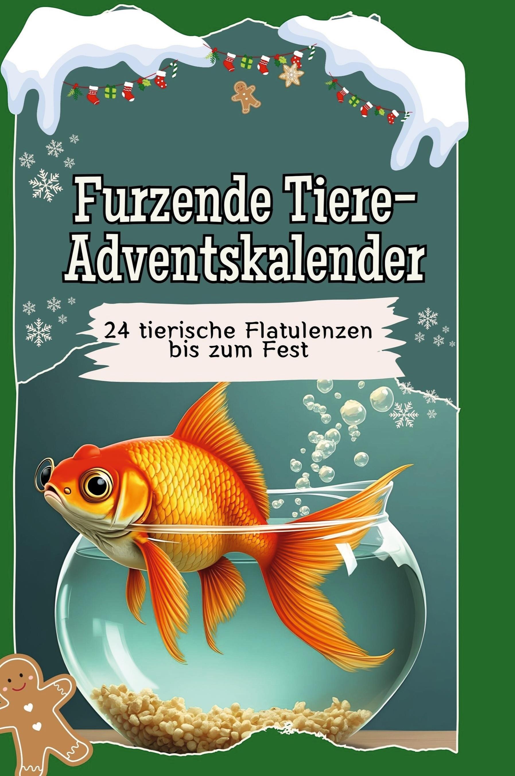 Vorderes Coverbild Furzende Tiere-Adventskalender