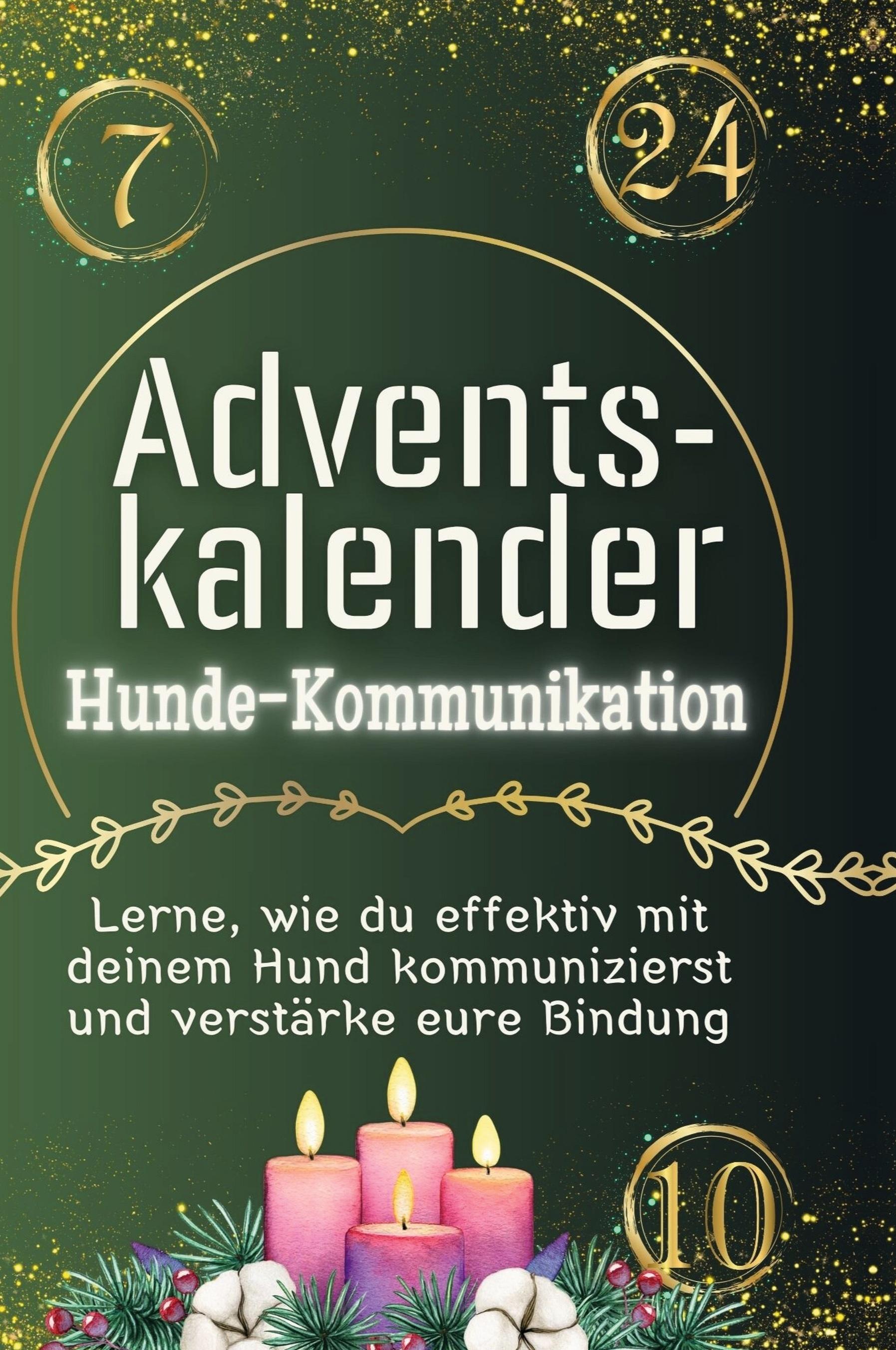 Vorderes Coverbild Adventskalender Hunde-Kommunikation