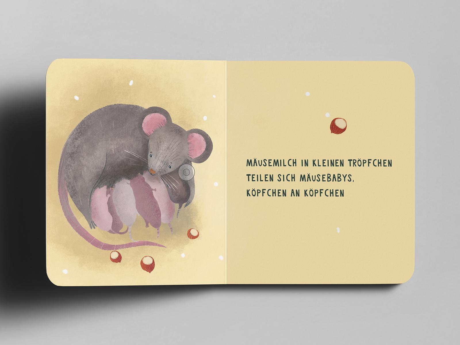 Beispielinhalt (Bild) Mandeln melken