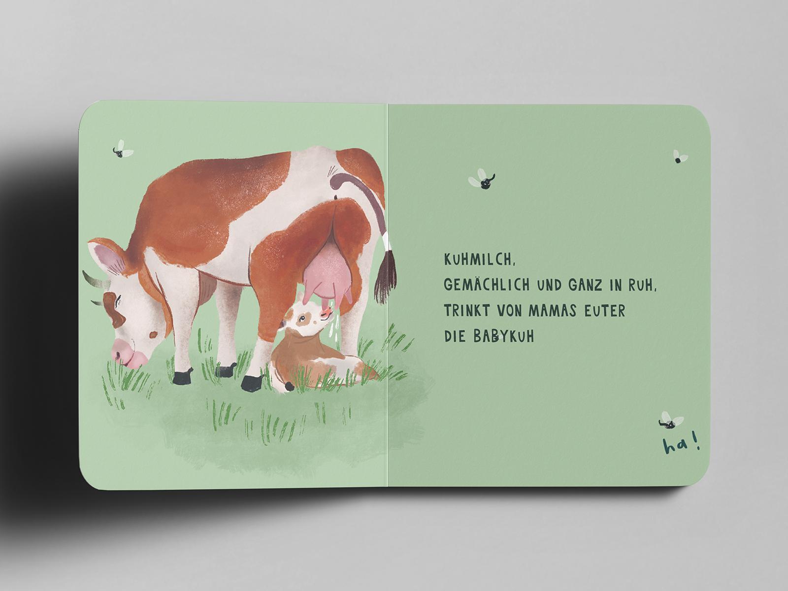 Beispielinhalt (Bild) Mandeln melken