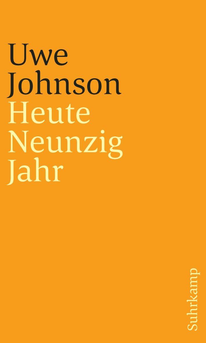 Vorderes Coverbild Heute Neunzig Jahr