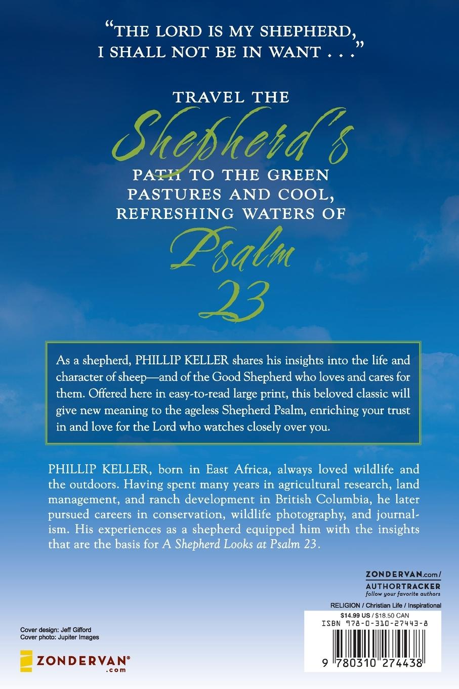 Rückseitencover A Shepherd Looks at Psalm 23, Large Print Edition
