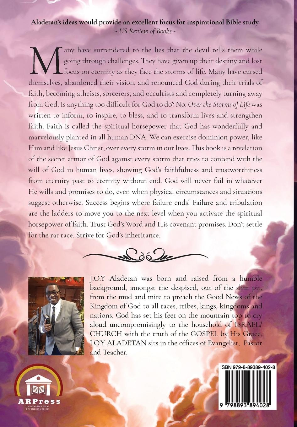 Rückseitencover Over the Storms of Life