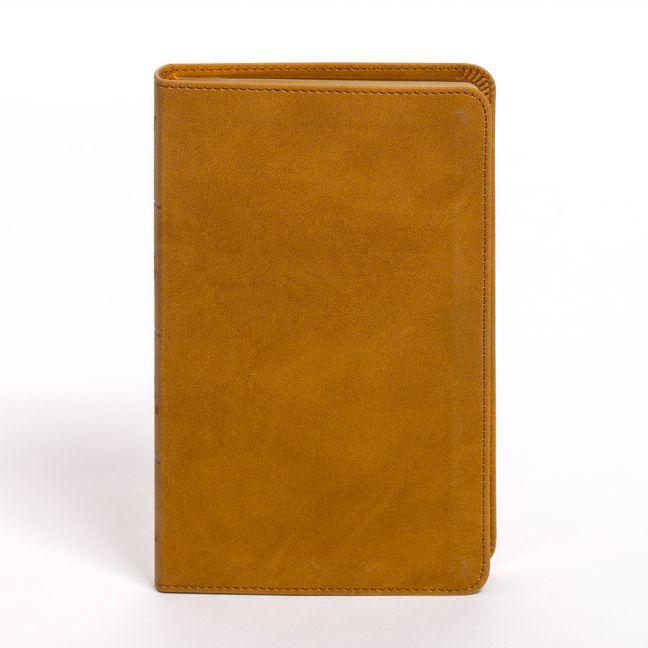 Vorderes Coverbild KJV Personal Size Bible, Camel Suedesoft Leathertouch