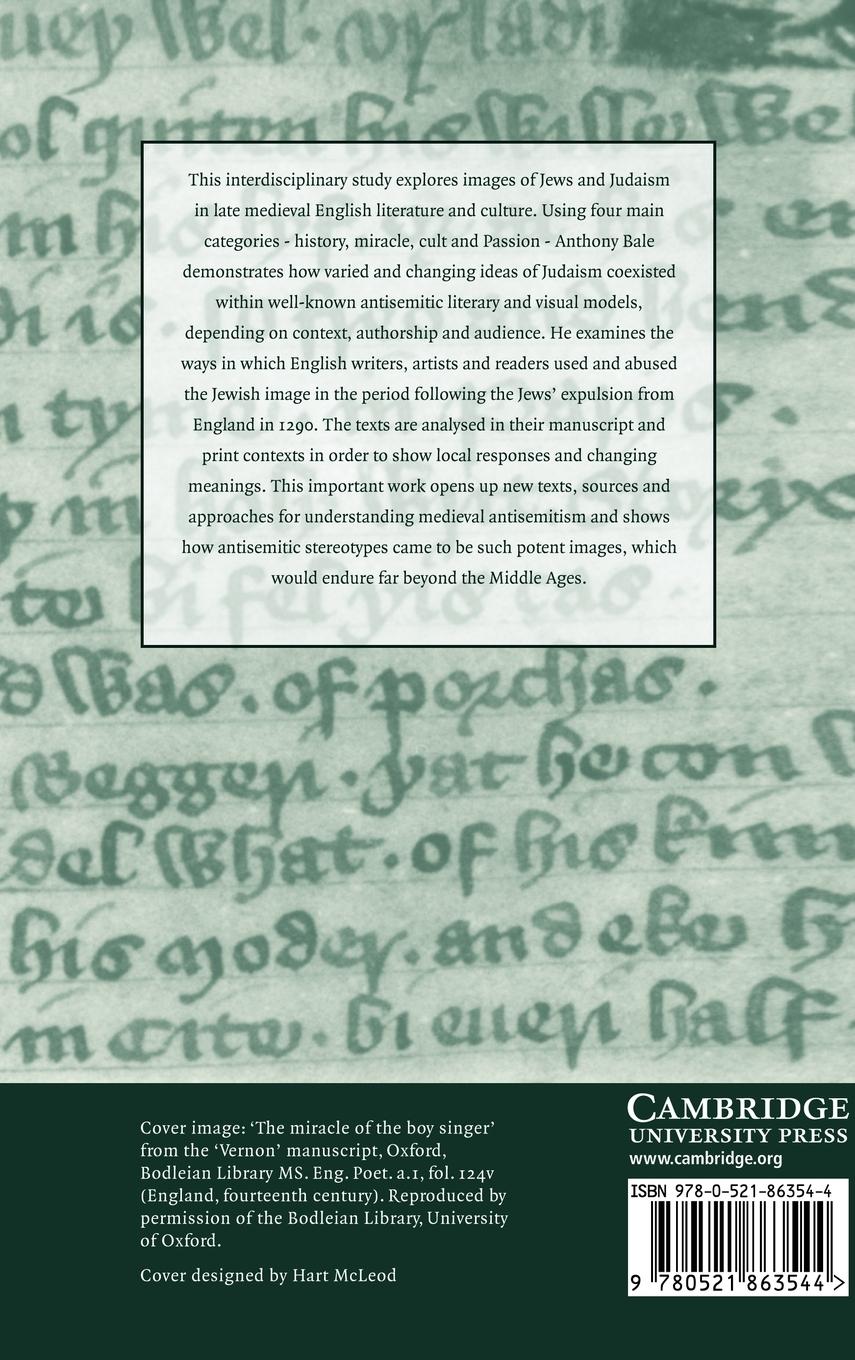 Rückseitencover The Jew in the Medieval Book