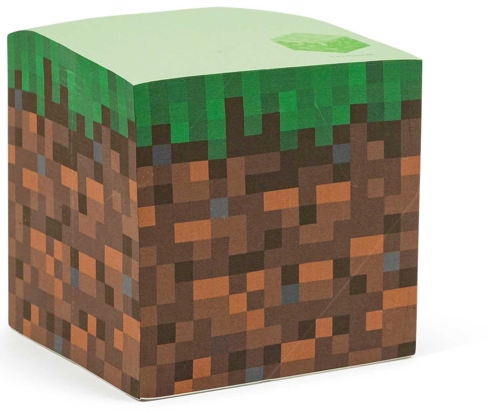 Vorderes Coverbild Minecraft: Grass Block Sticky Note Cube