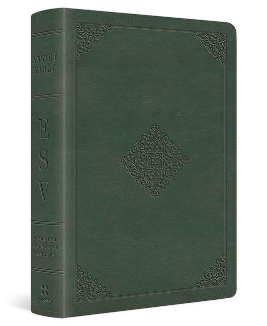 Vorderes Coverbild ESV Study Bible, Personal Size (Trutone, Quiet Forest, Ornament Design)