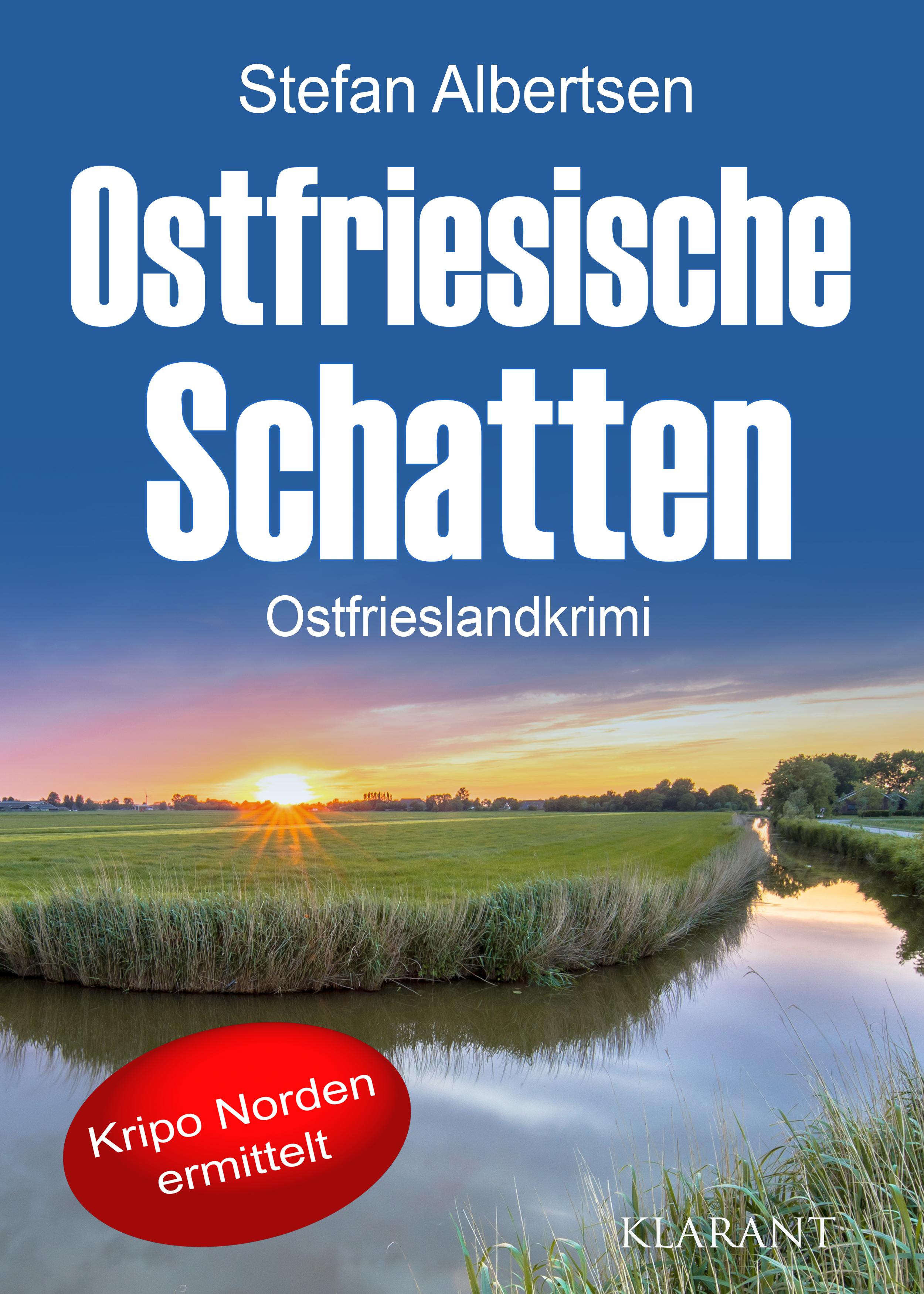 Vorderes Coverbild Ostfriesische Schatten. Ostfrieslandkrimi