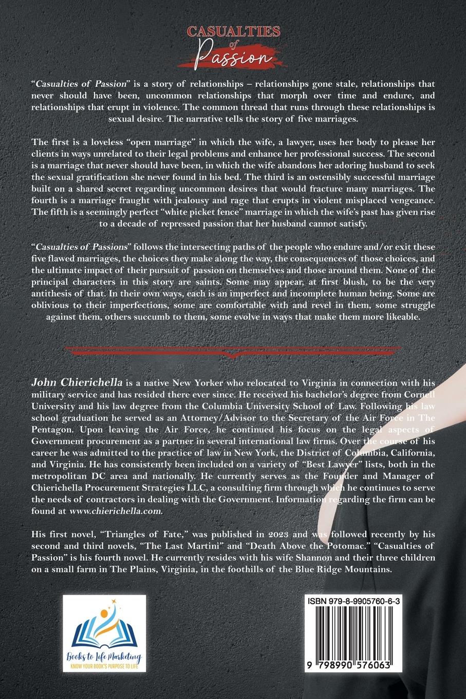 Rückseitencover Casualties of Passion