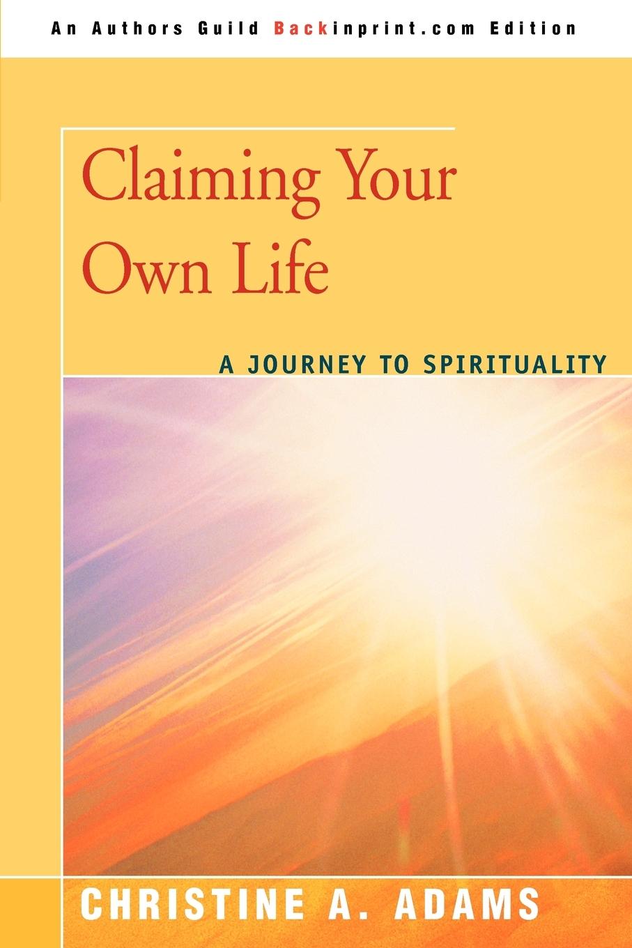 Vorderes Coverbild Claiming Your Own Life