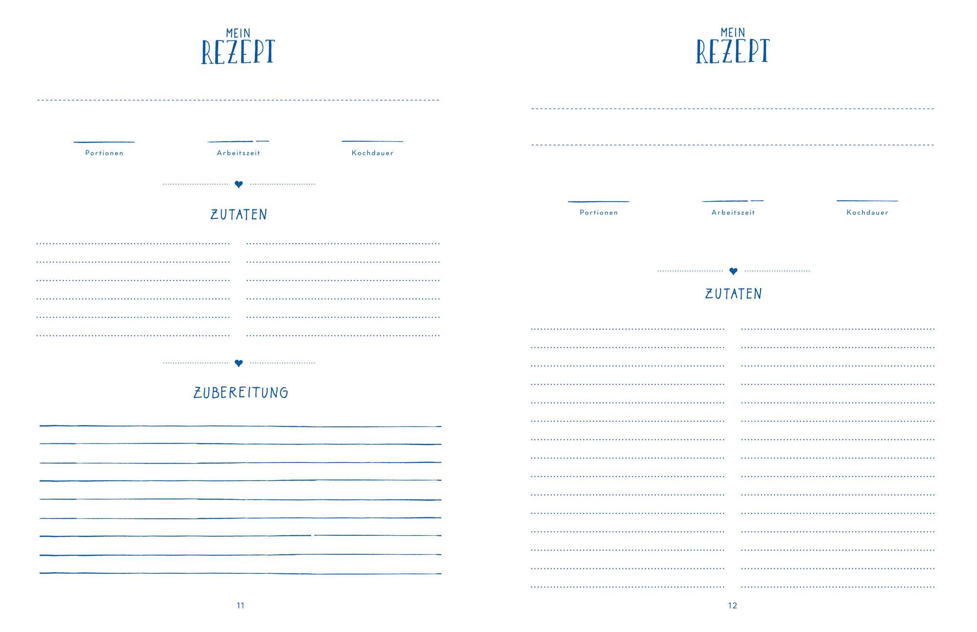 Beispielinhalt (Bild) Meine liebsten Rezepte - Portugiesische Fliesen