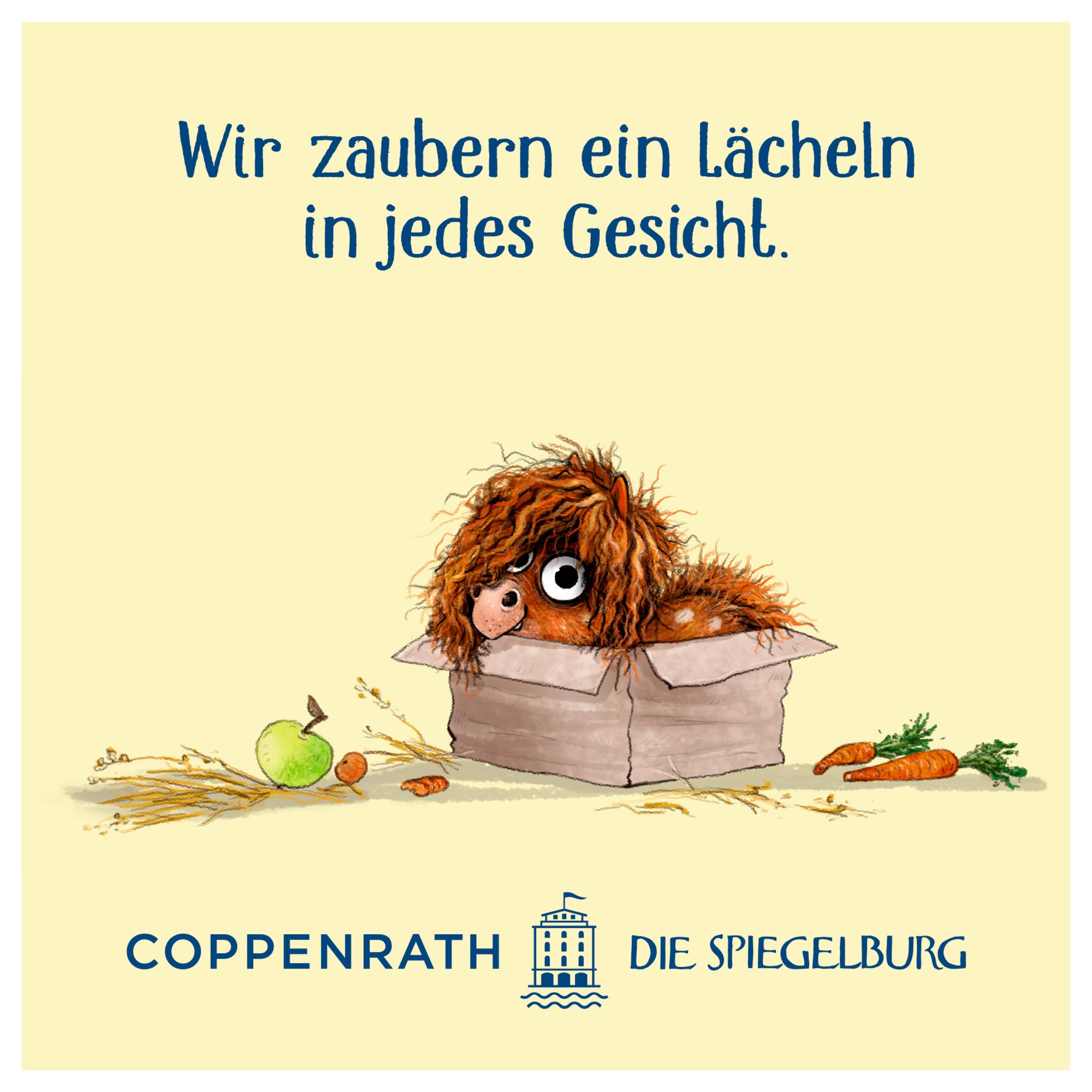 Beispielinhalt (Bild) Ronny, das Pony, und Gerd, das Pferd