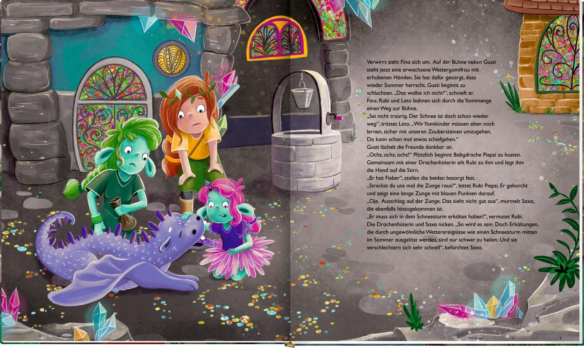 Beispielinhalt (Bild) Fina & die Yomis - Das magische Hexenkraut (Bd. 2)
