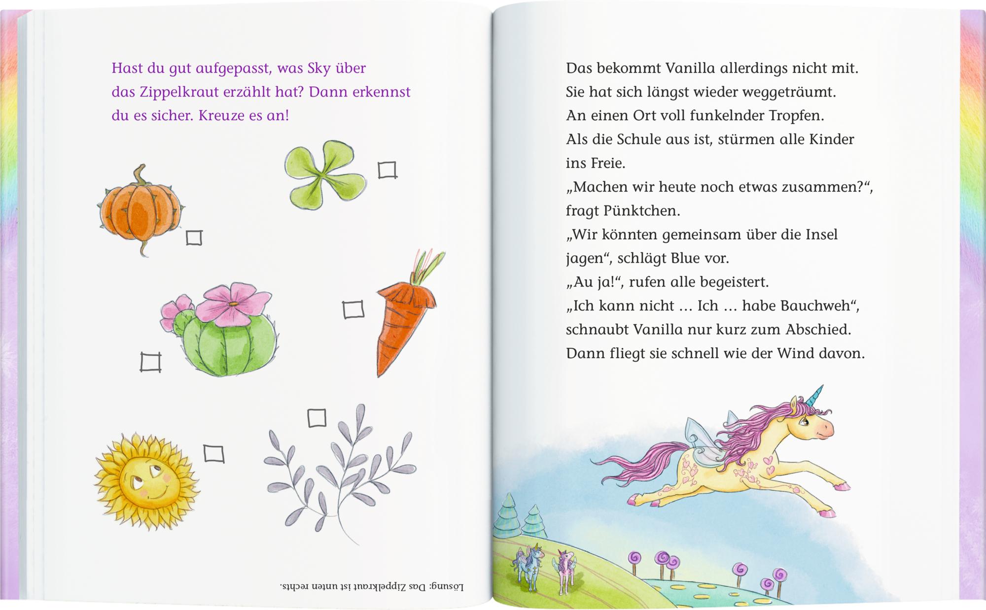 Beispielinhalt (Bild) Einhorn-Paradies (Leseanfänger, Bd. 3)