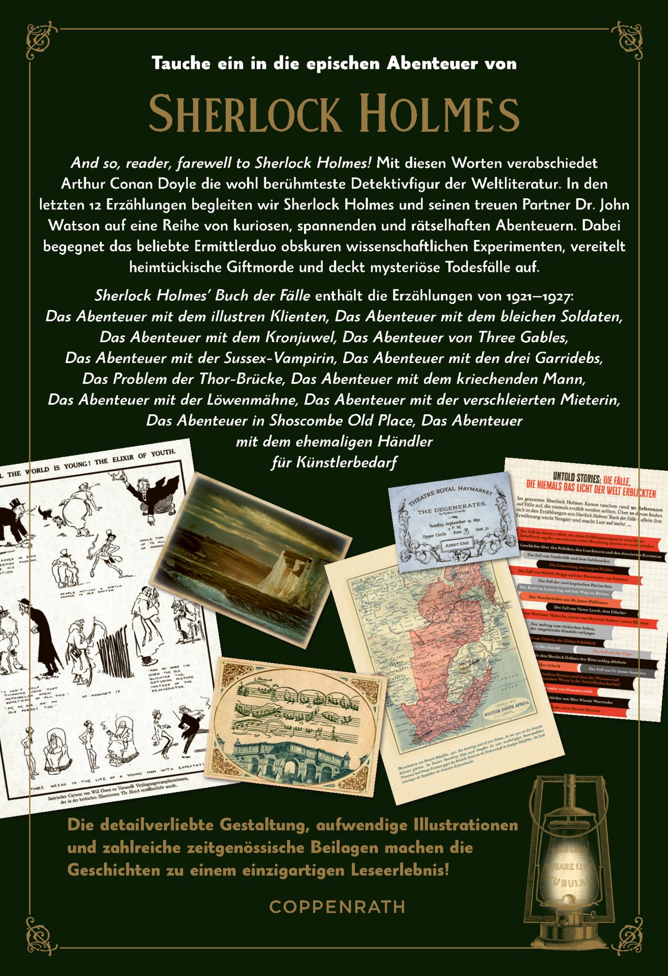 Rückseitencover Sherlock Holmes Bd. 8