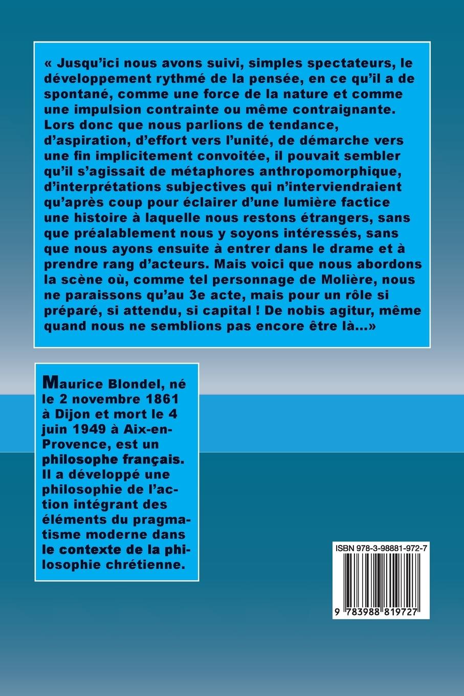 Rückseitencover La Pensée