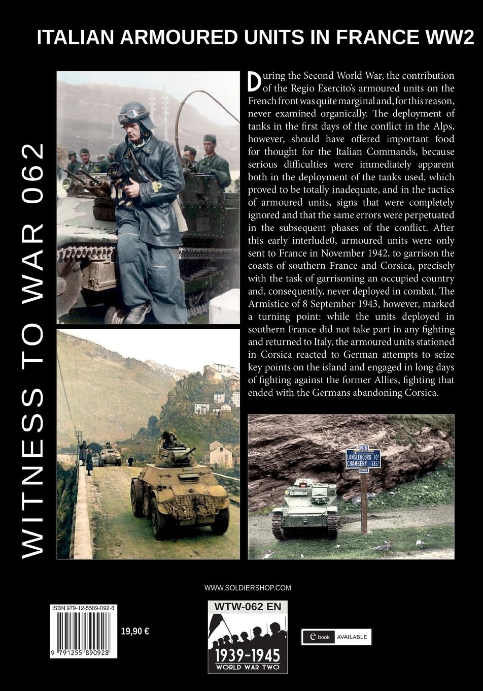 Rückseitencover Italian armoured units in France during the second world war