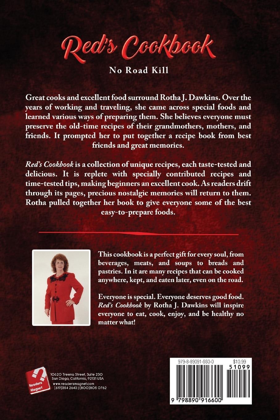 Rückseitencover Red's Cookbook