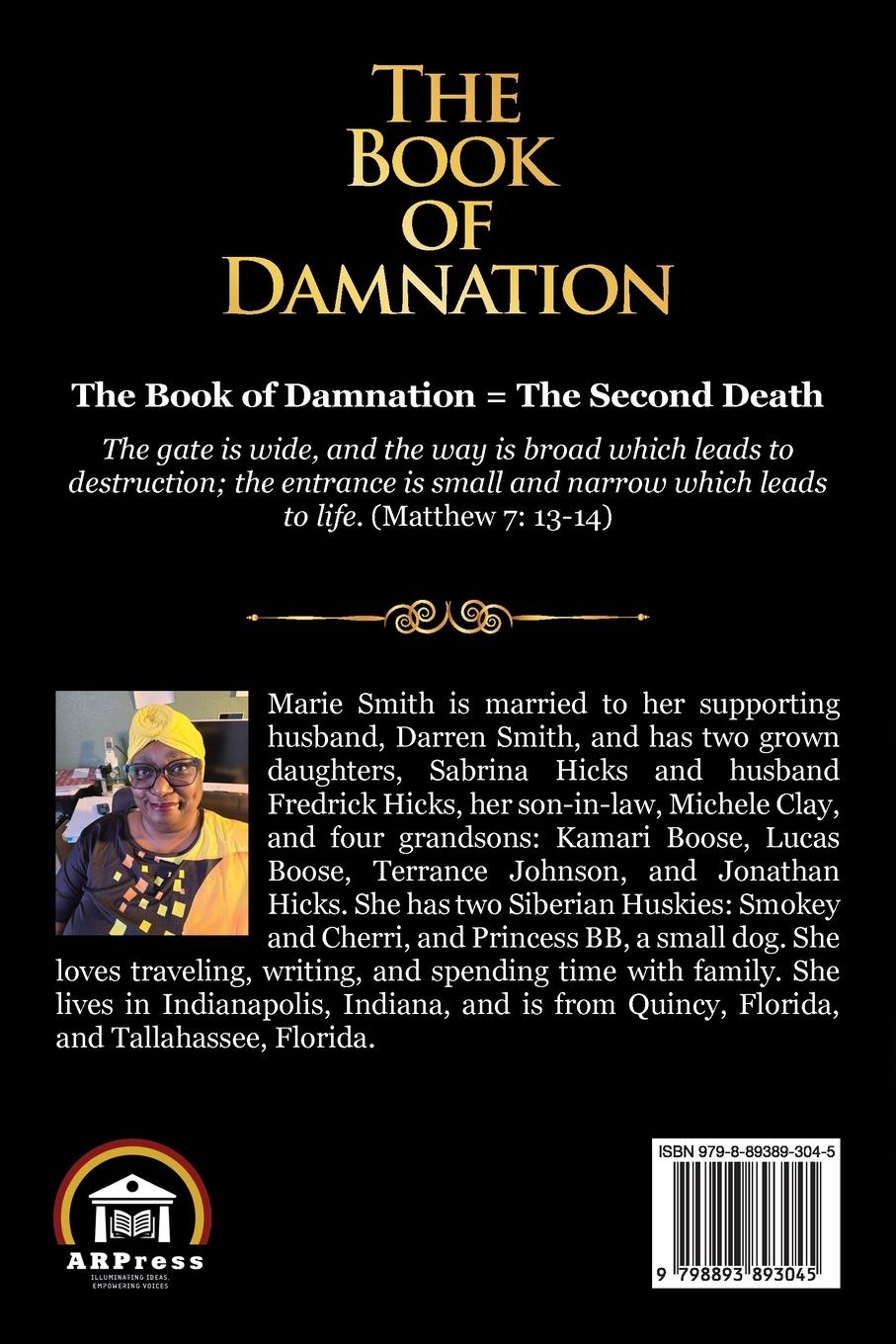 Rückseitencover The Book of Damnation