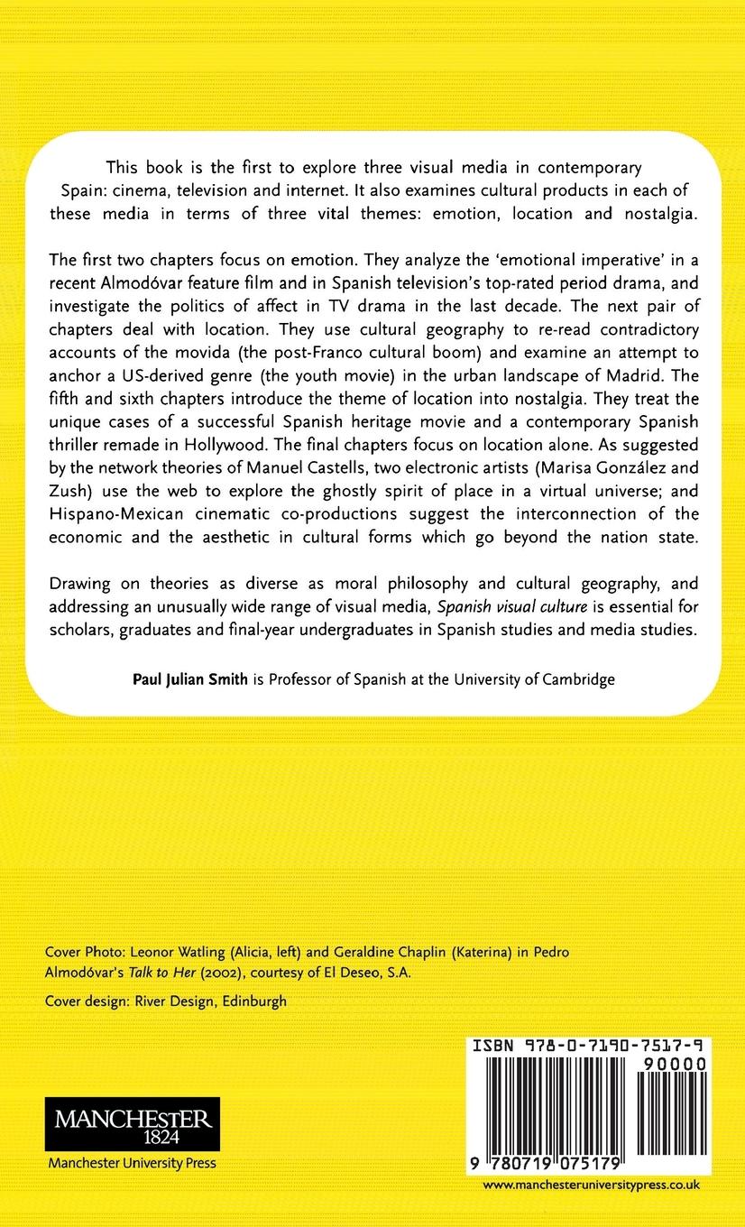 Rückseitencover Spanish visual culture