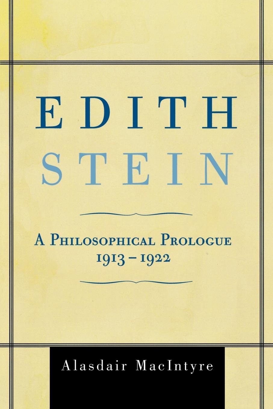 Vorderes Coverbild Edith Stein