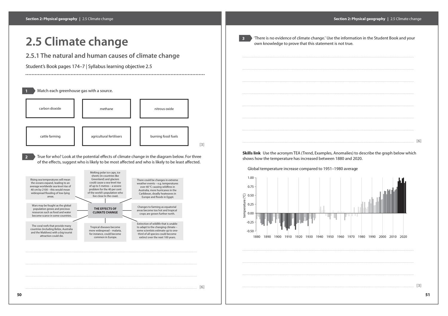 Beispielinhalt (Bild) Cambridge IGCSE(TM) Geography Workbook
